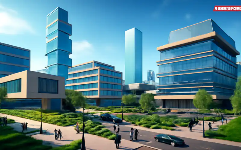 Concept layout of 500-acre Special Technology Zone in Karachi Education City